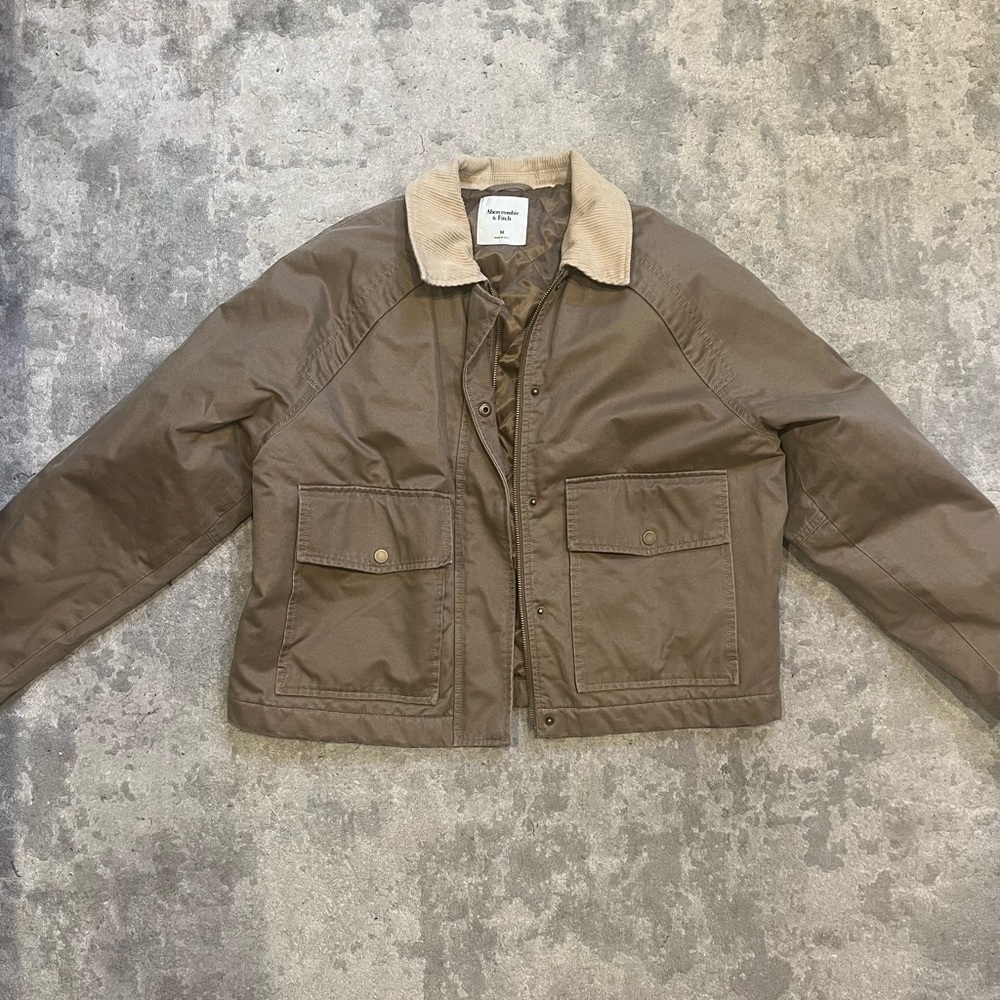 Abercrombie & Fitch Waxed Utility Jacket